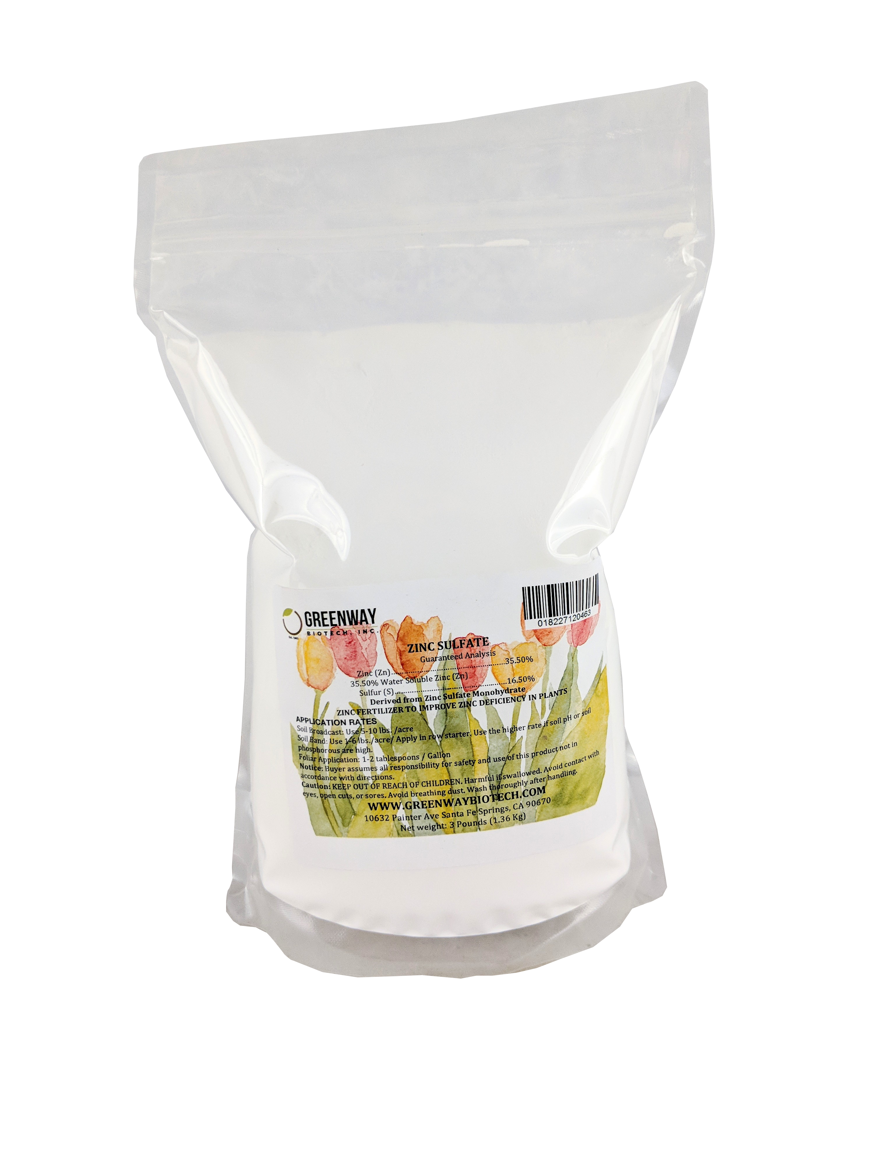Greenway Biotech Zinc Sulfate Monohydrate Powder - Thumbnail 4
