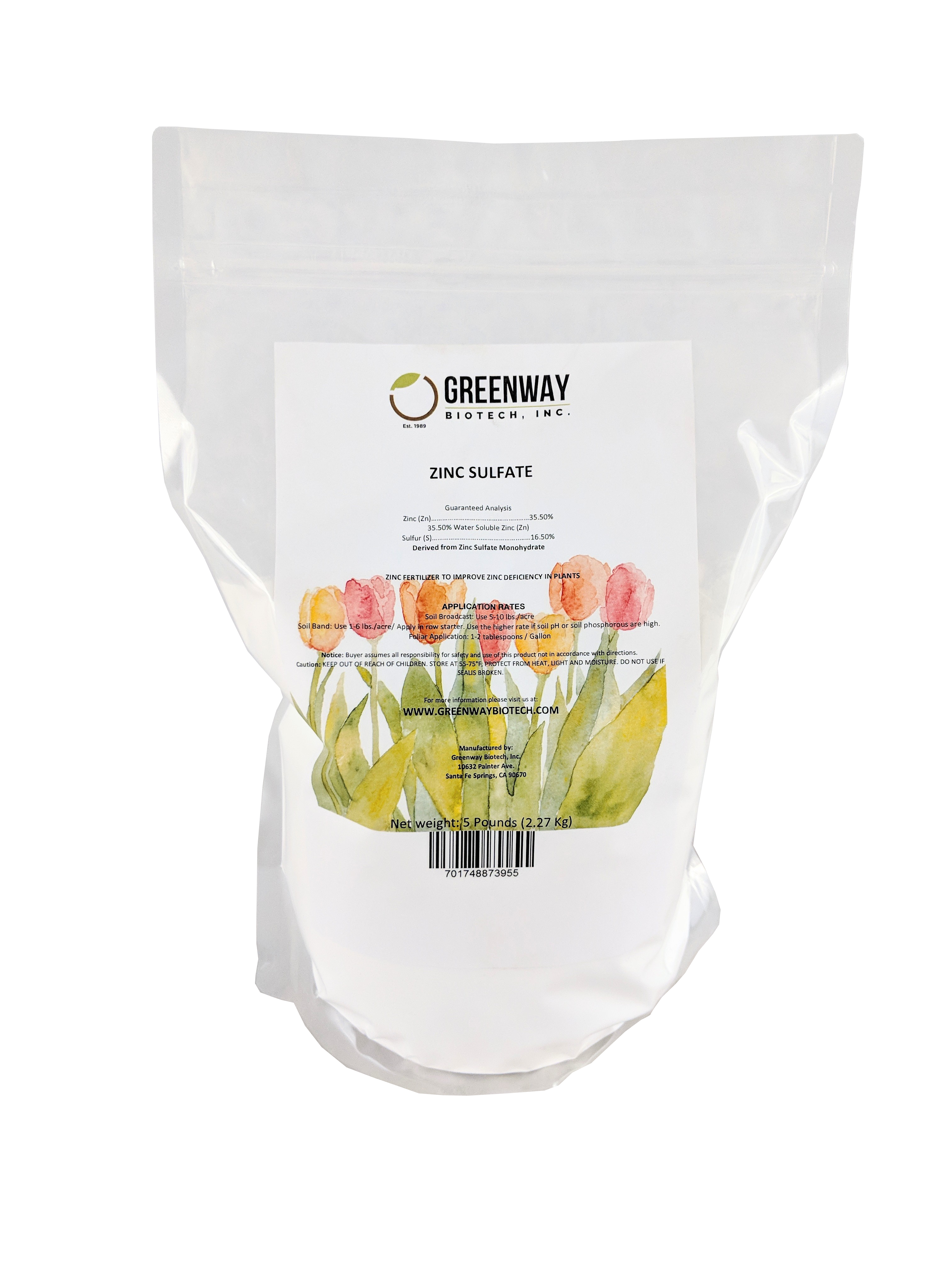 Greenway Biotech Zinc Sulfate Monohydrate Powder - Thumbnail 3